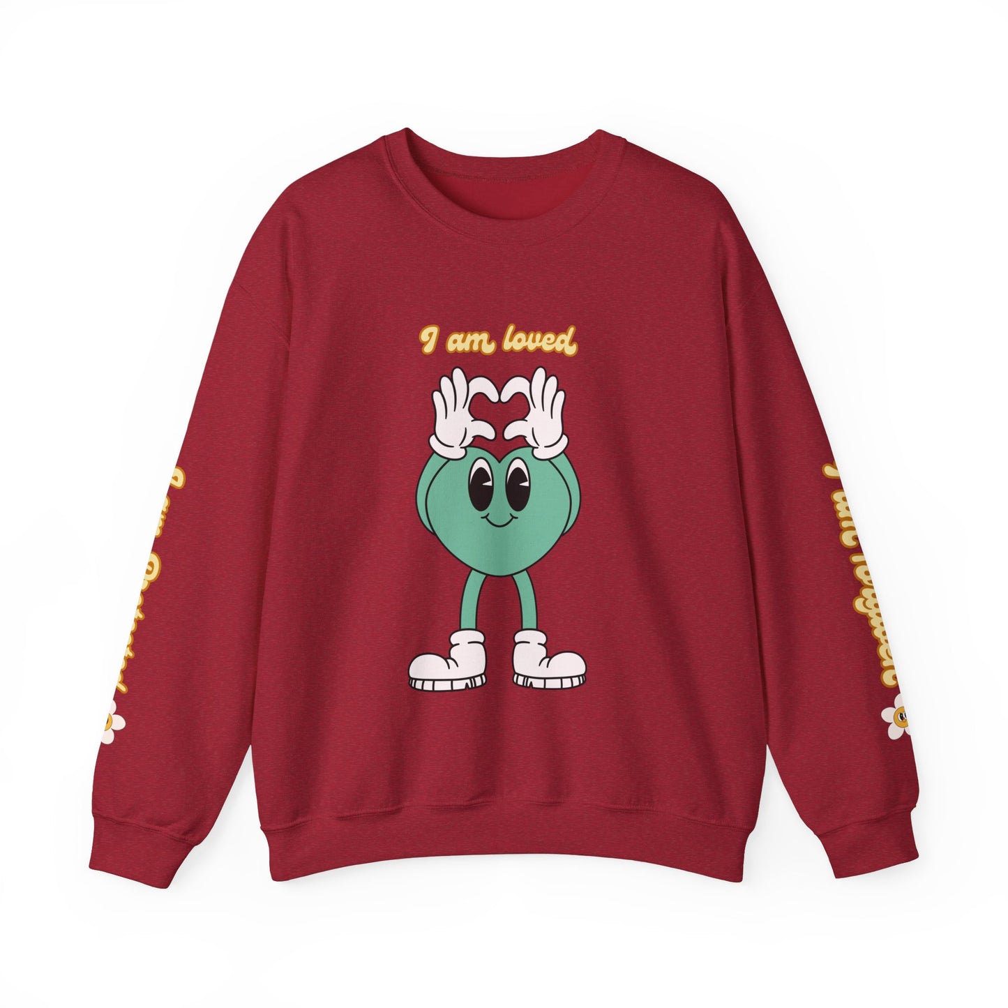 I am Loved, Unisex Heavy Blend™ Crewneck Sweatshirt