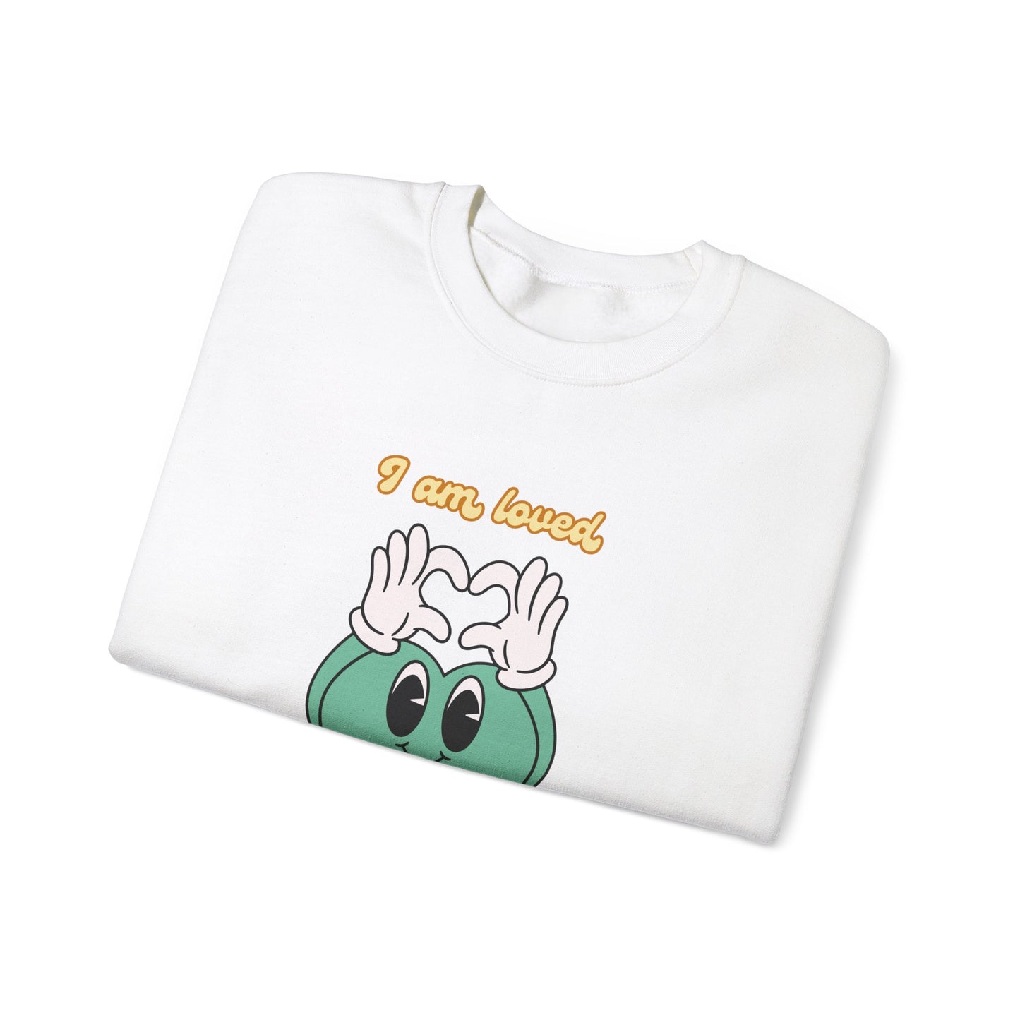 I am Loved, Unisex Heavy Blend™ Crewneck Sweatshirt