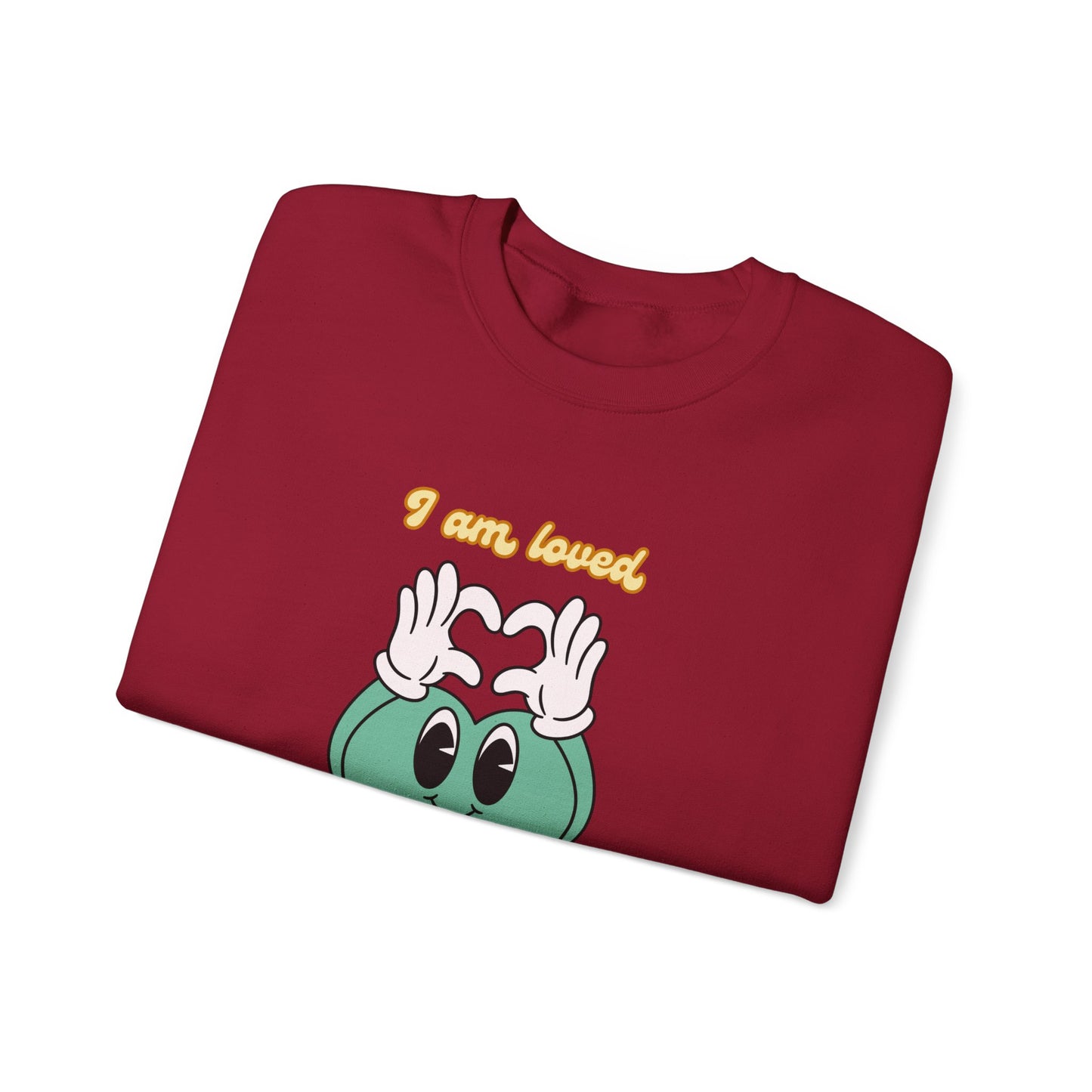 I am Loved, Unisex Heavy Blend™ Crewneck Sweatshirt
