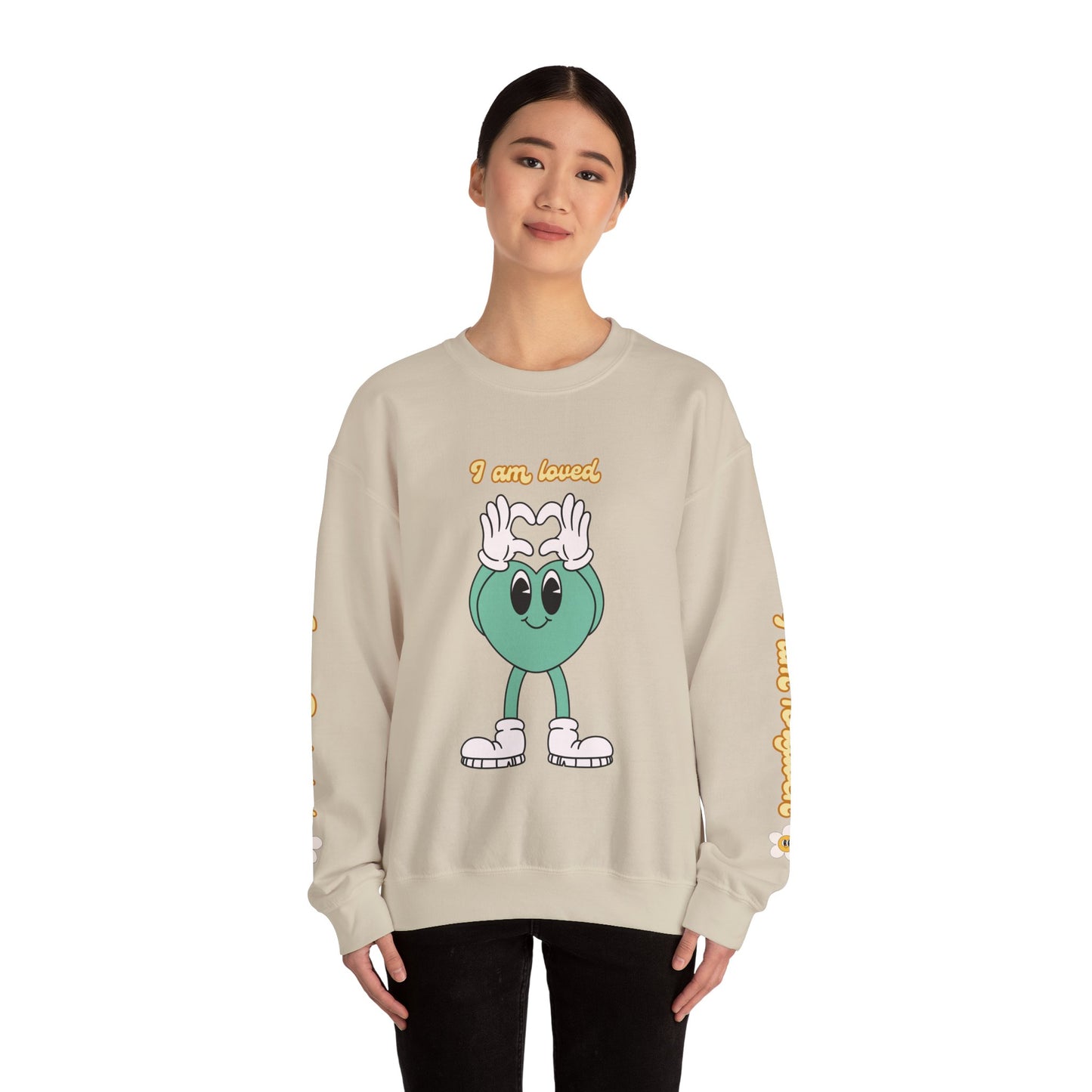 I am Loved, Unisex Heavy Blend™ Crewneck Sweatshirt