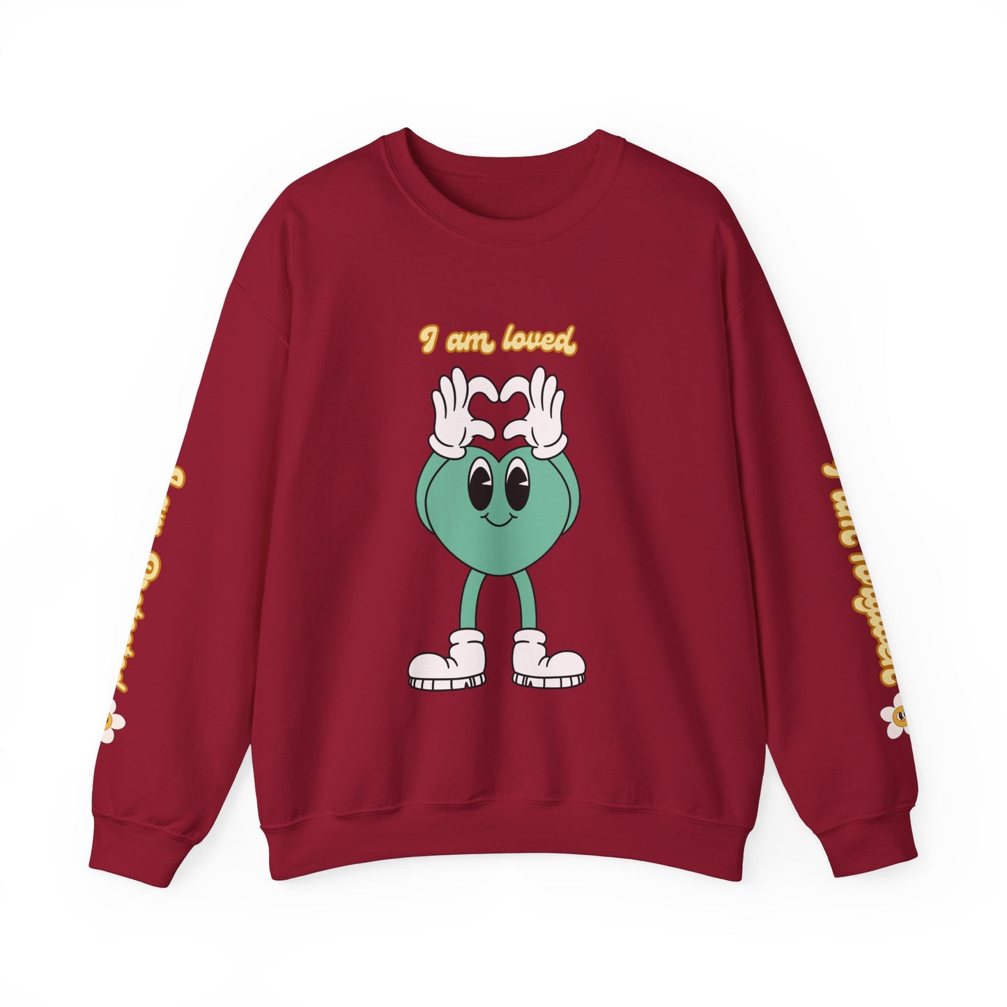I am Loved, Unisex Heavy Blend™ Crewneck Sweatshirt