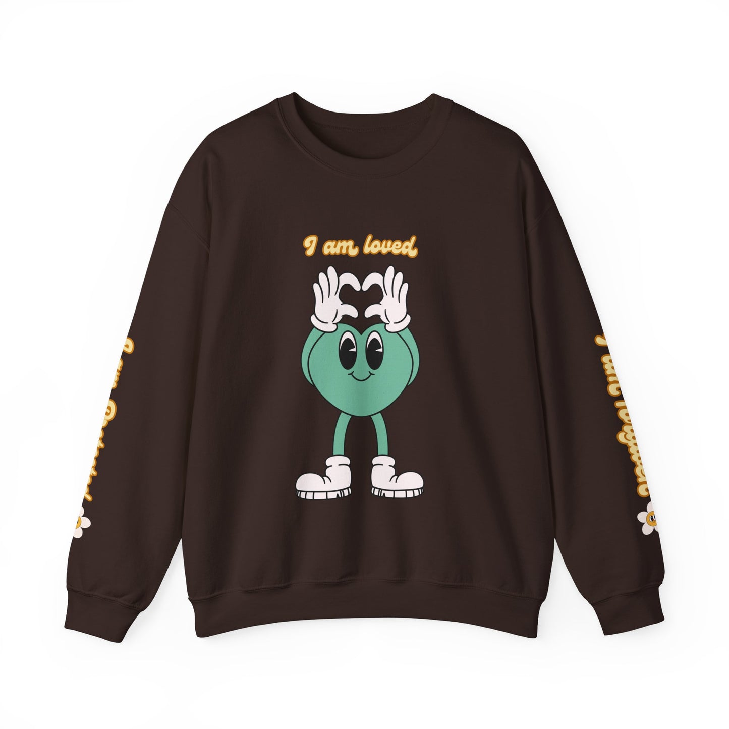 I am Loved, Unisex Heavy Blend™ Crewneck Sweatshirt