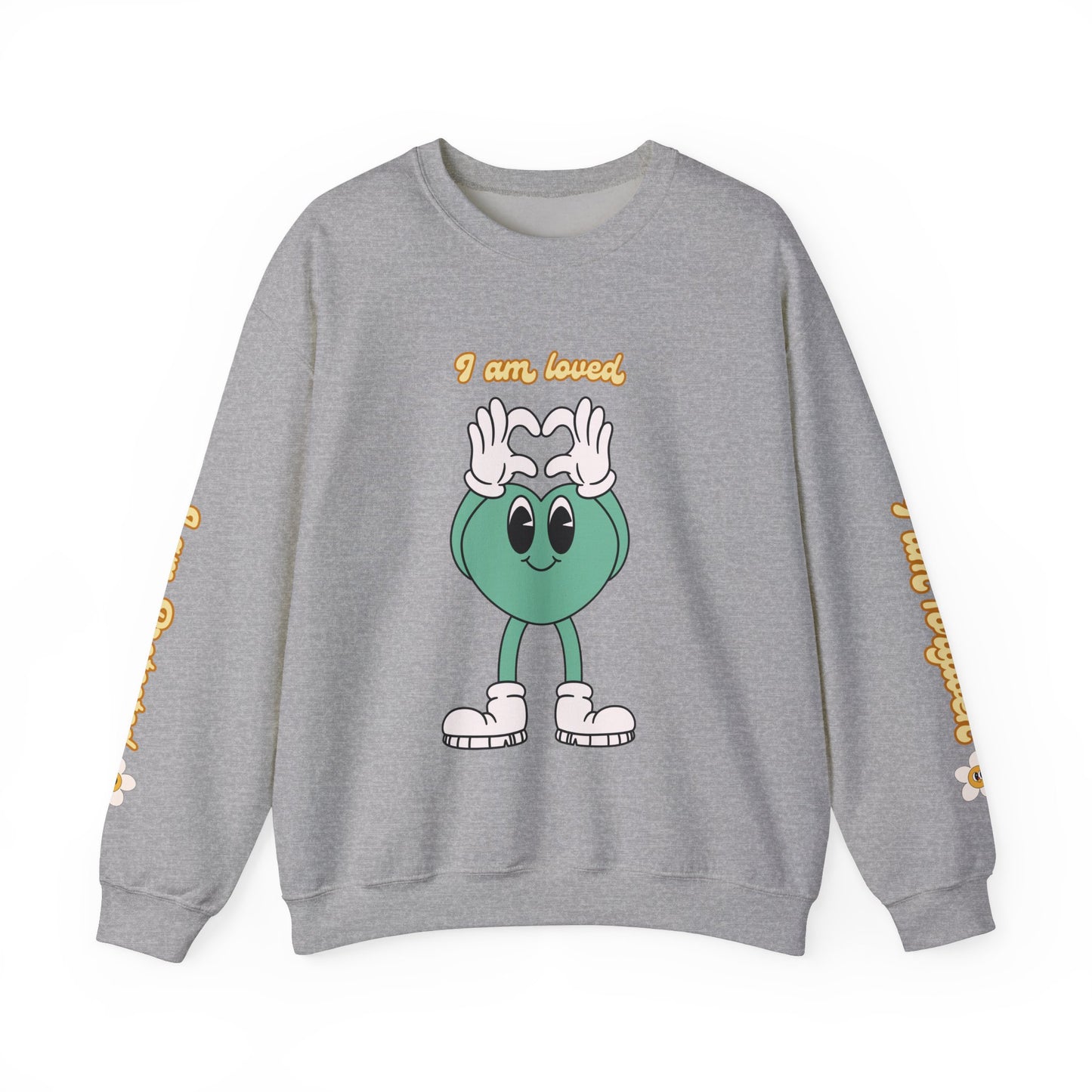 I am Loved, Unisex Heavy Blend™ Crewneck Sweatshirt