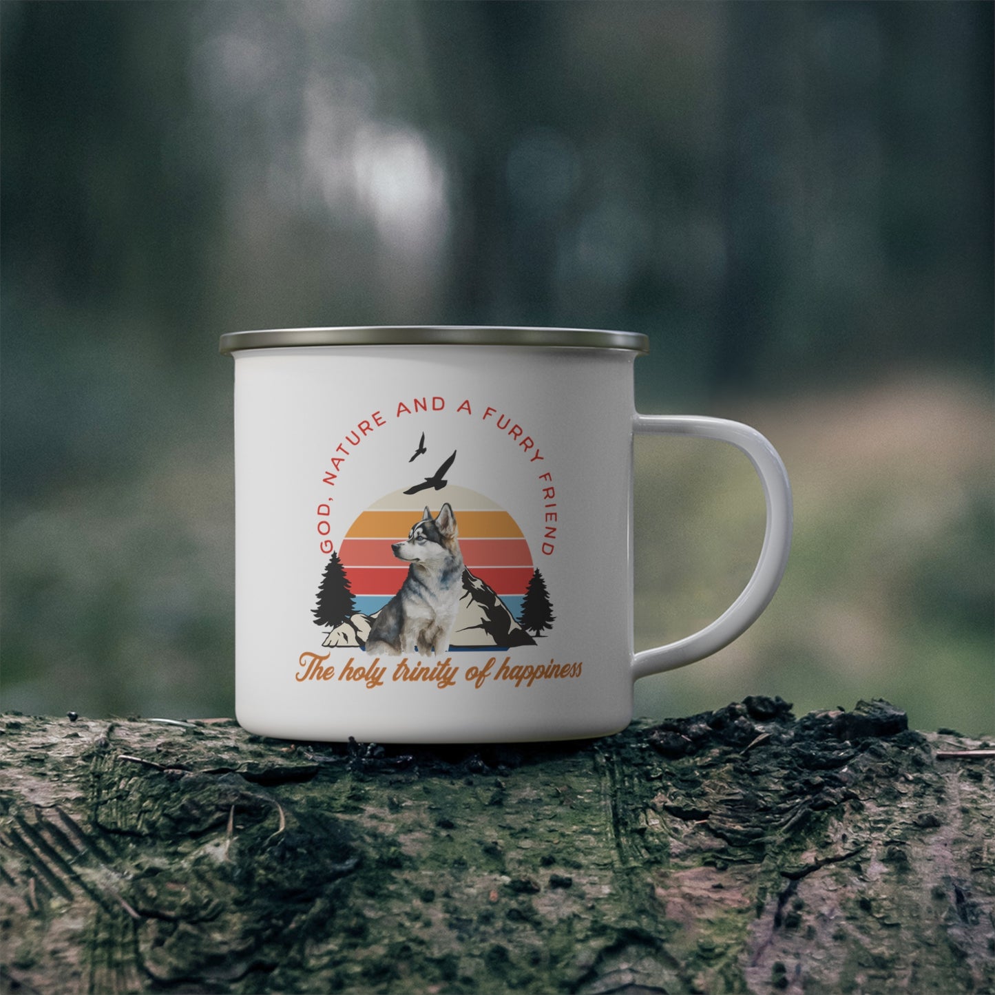 Enamel Camping Mug