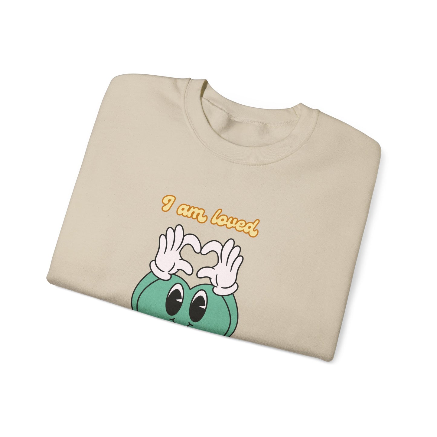 I am Loved, Unisex Heavy Blend™ Crewneck Sweatshirt
