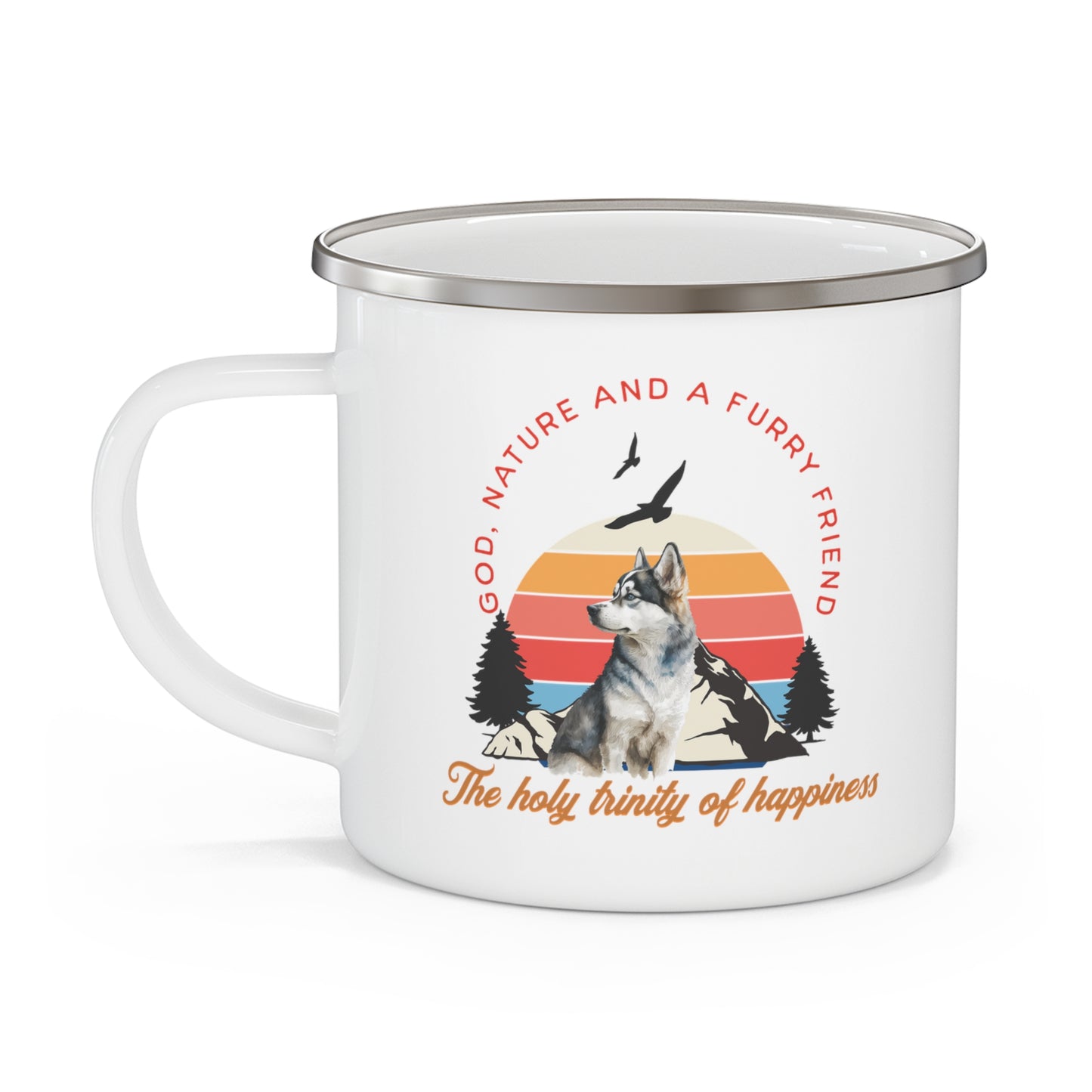 Enamel Camping Mug
