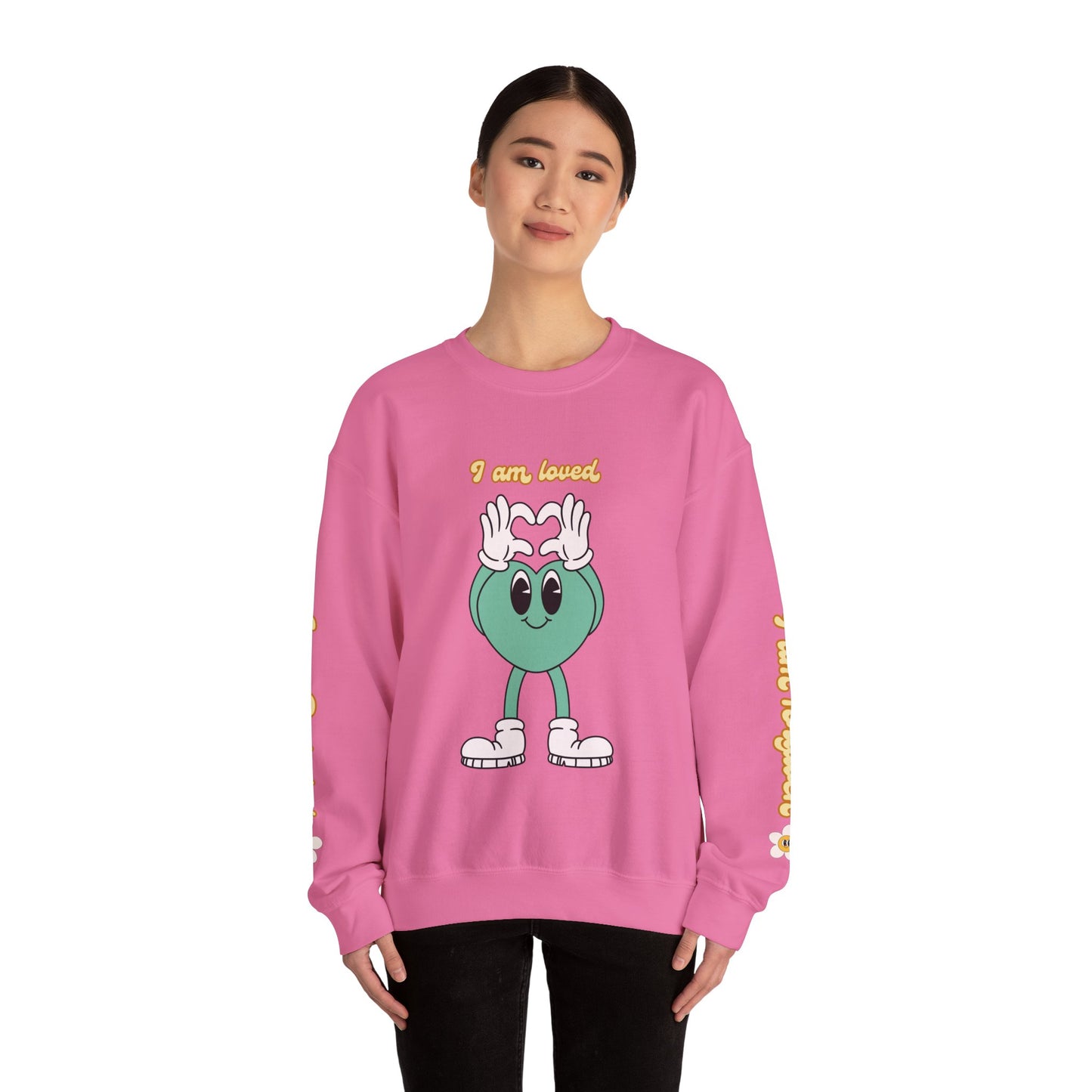 I am Loved, Unisex Heavy Blend™ Crewneck Sweatshirt