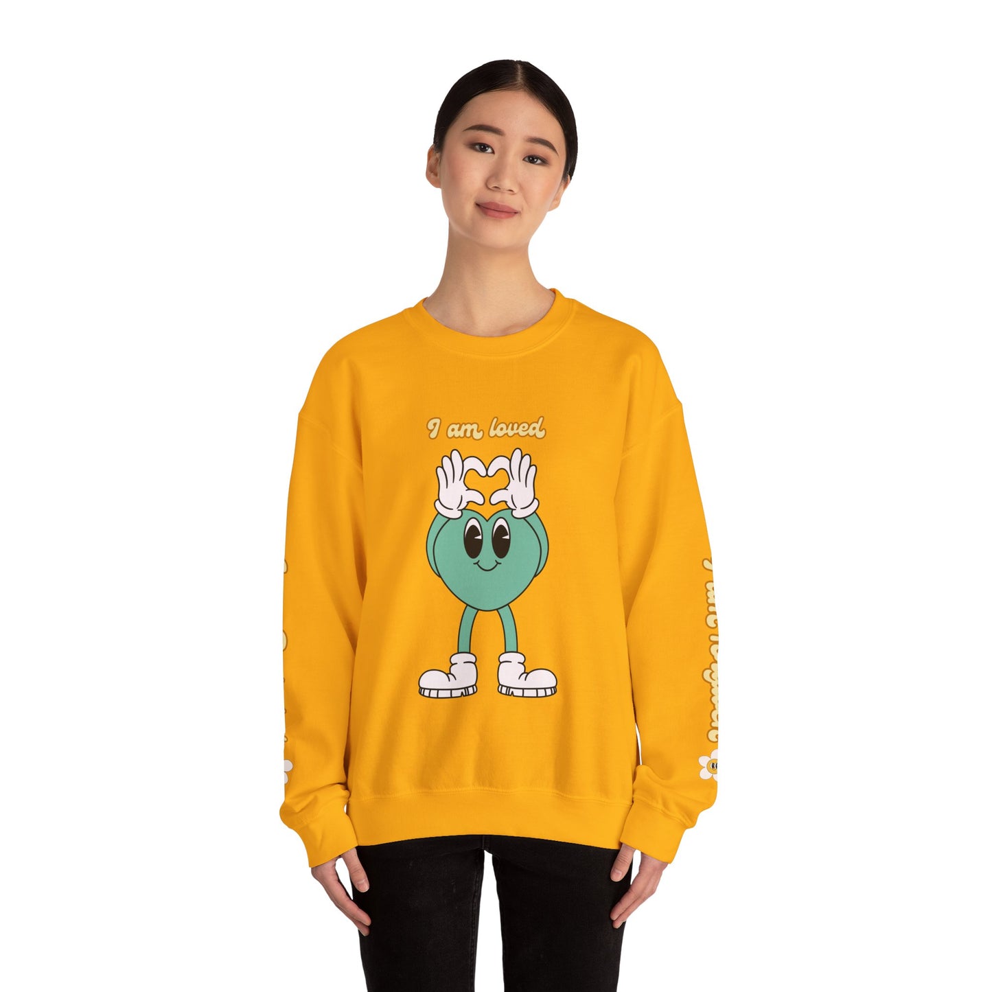I am Loved, Unisex Heavy Blend™ Crewneck Sweatshirt