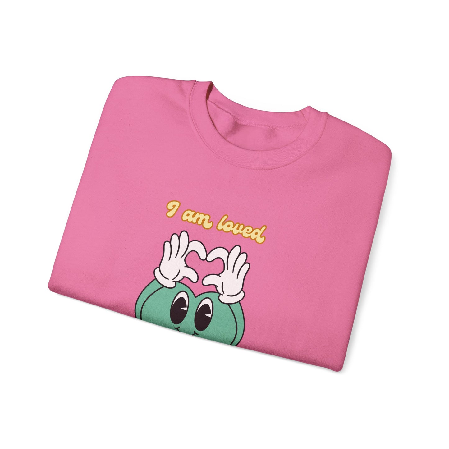 I am Loved, Unisex Heavy Blend™ Crewneck Sweatshirt