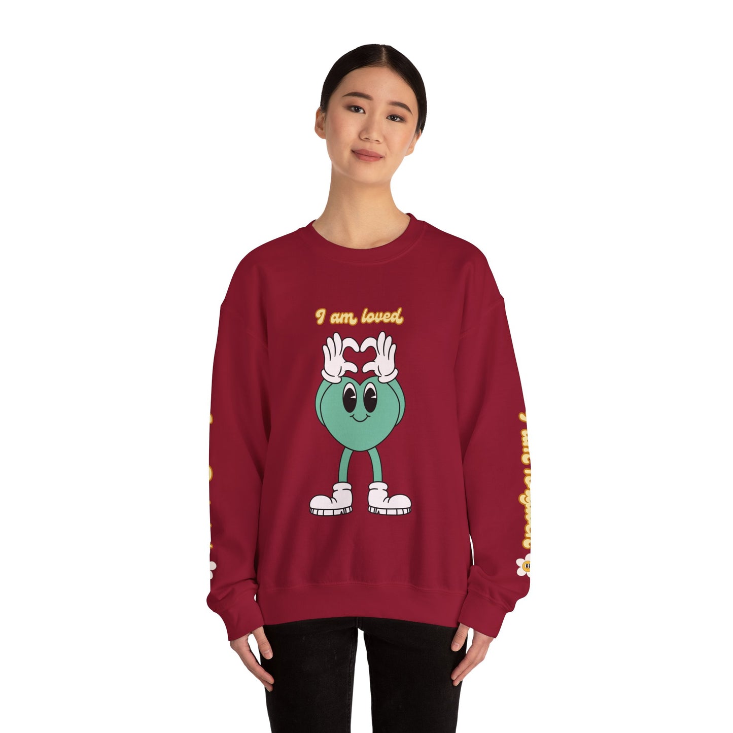 I am Loved, Unisex Heavy Blend™ Crewneck Sweatshirt