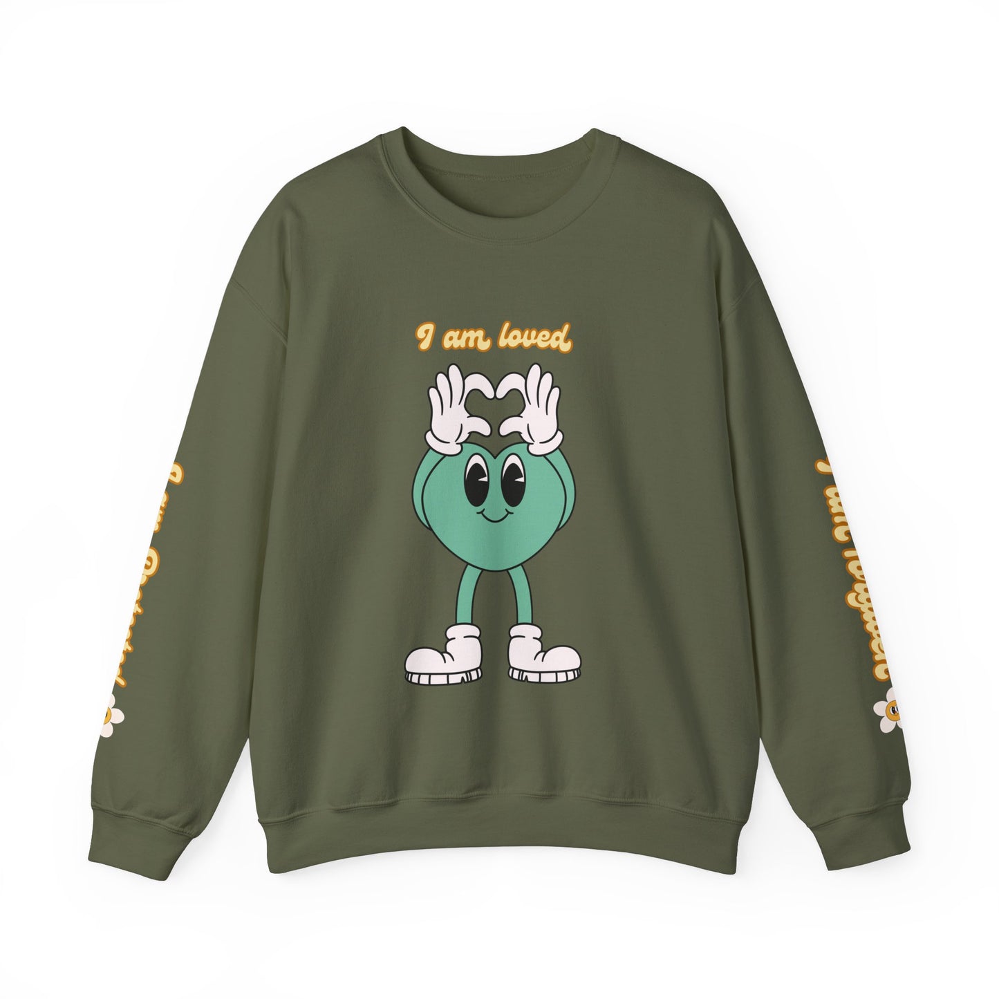 I am Loved, Unisex Heavy Blend™ Crewneck Sweatshirt