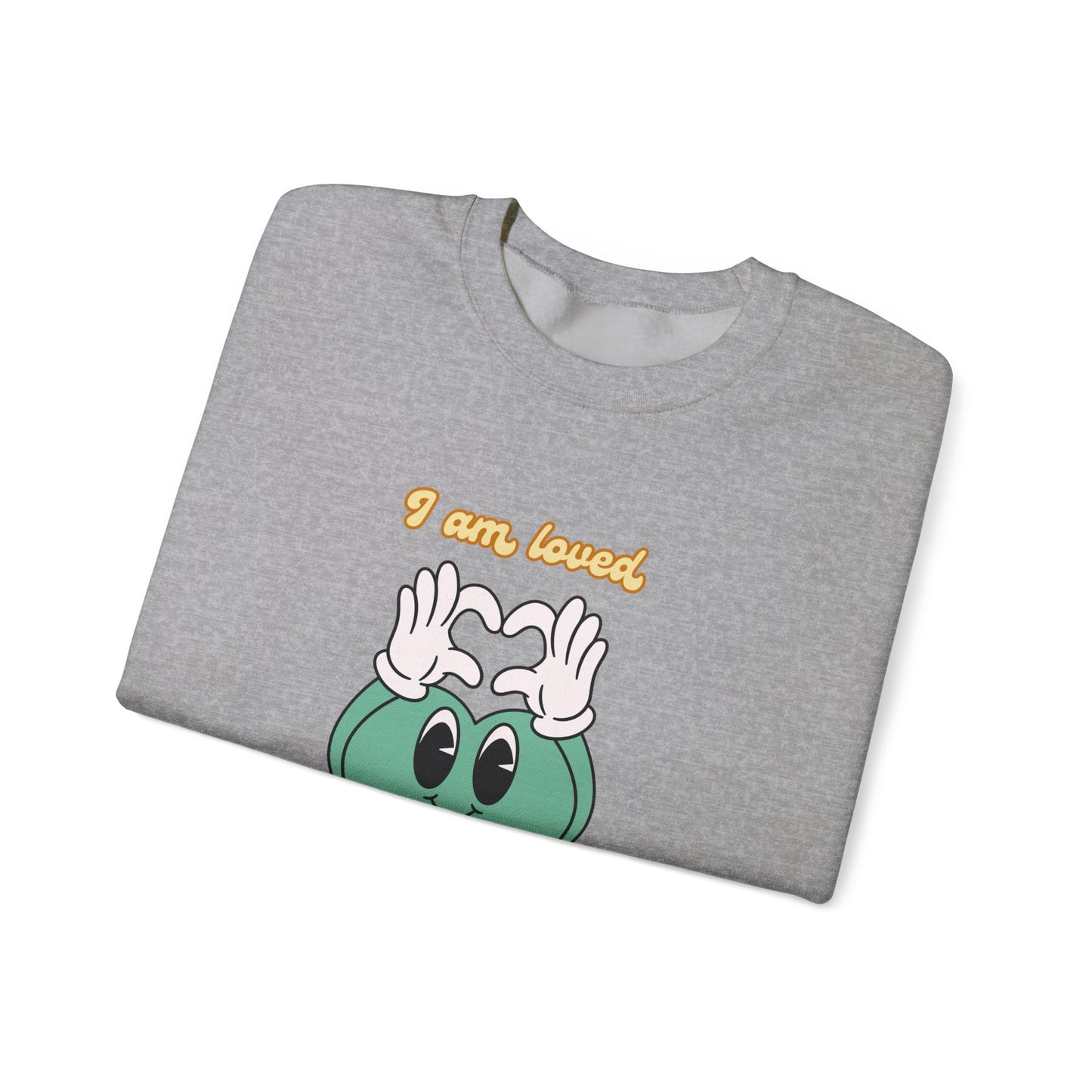 I am Loved, Unisex Heavy Blend™ Crewneck Sweatshirt