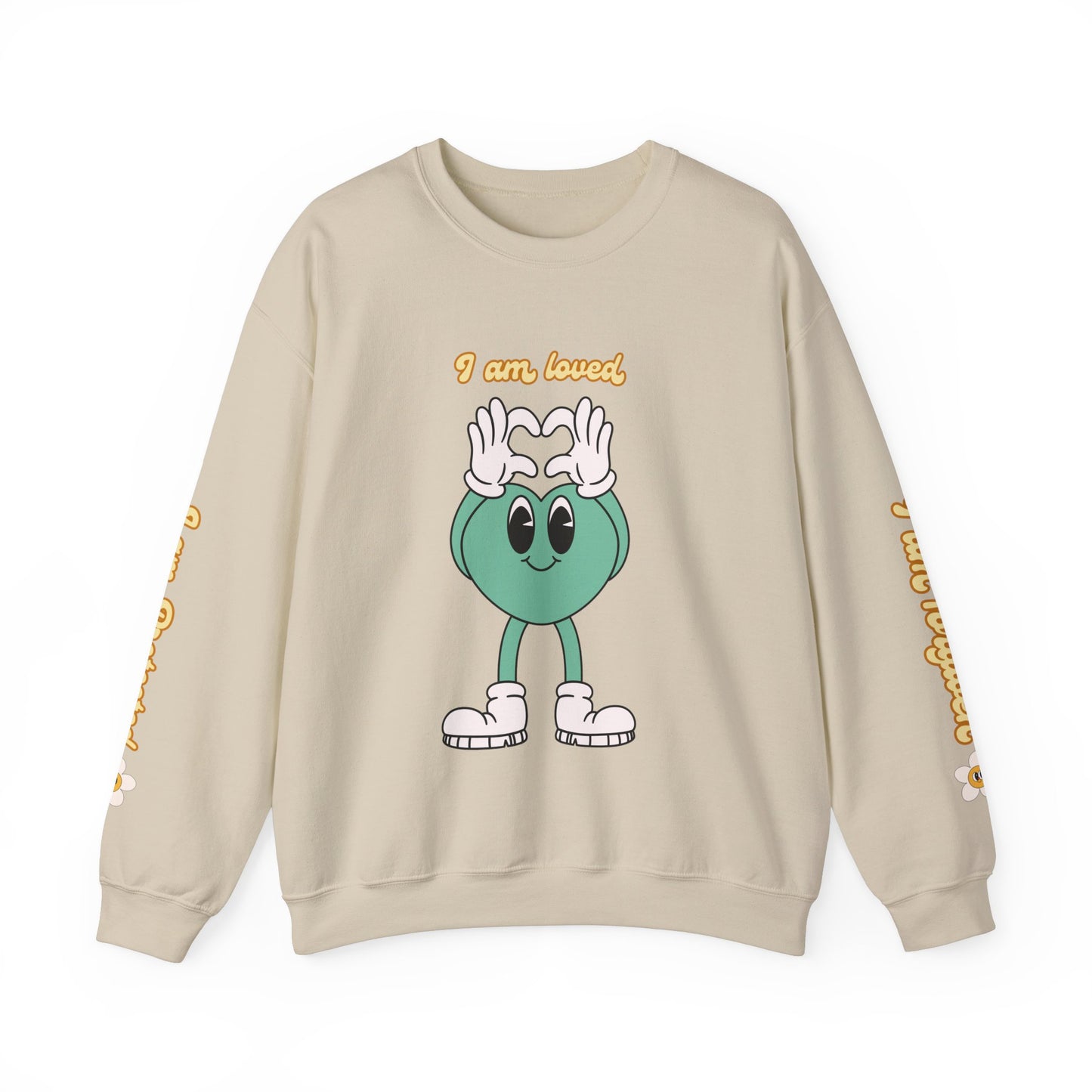 I am Loved, Unisex Heavy Blend™ Crewneck Sweatshirt