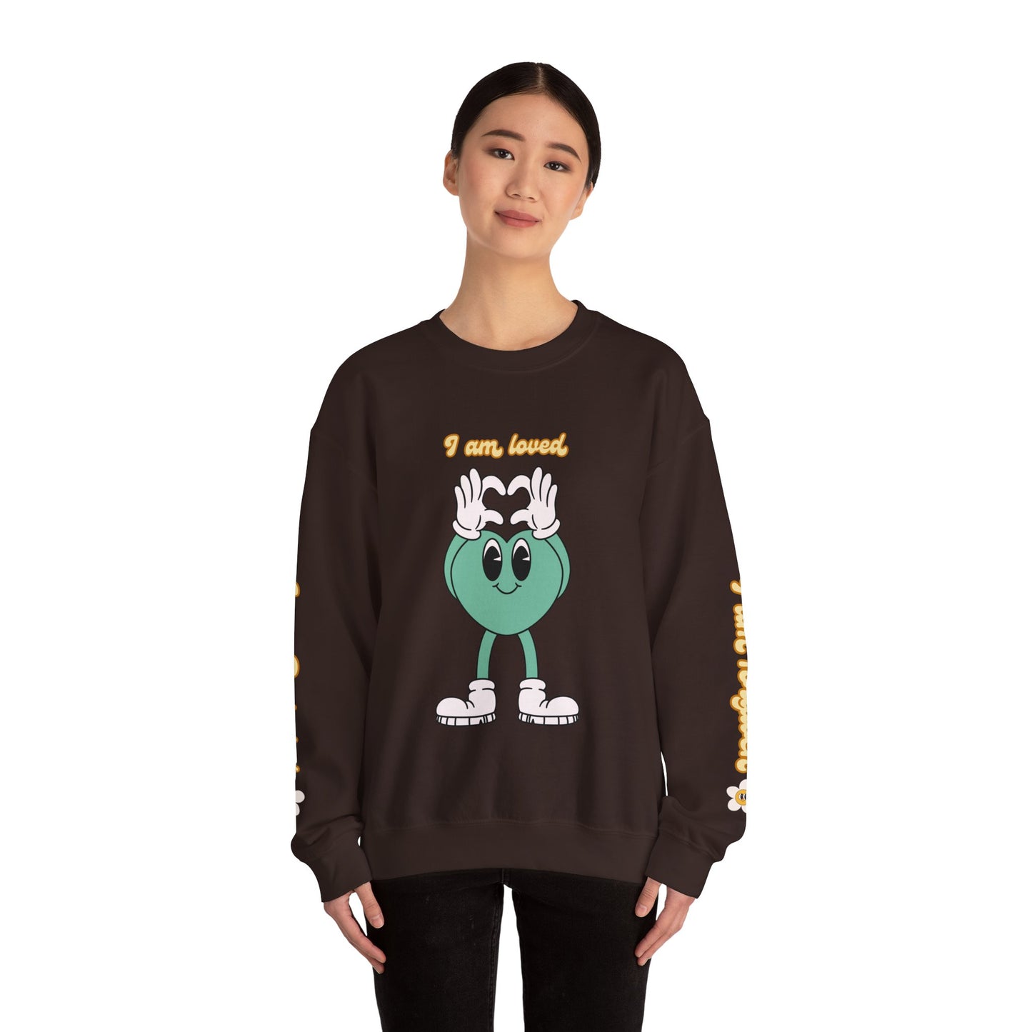 I am Loved, Unisex Heavy Blend™ Crewneck Sweatshirt