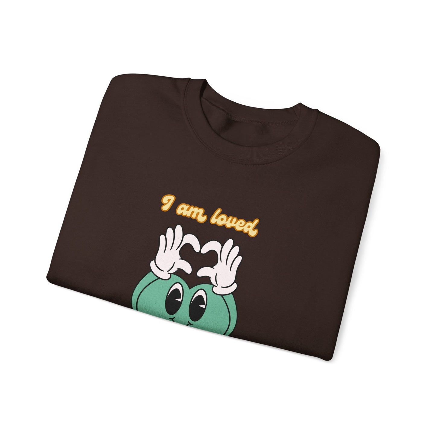 I am Loved, Unisex Heavy Blend™ Crewneck Sweatshirt