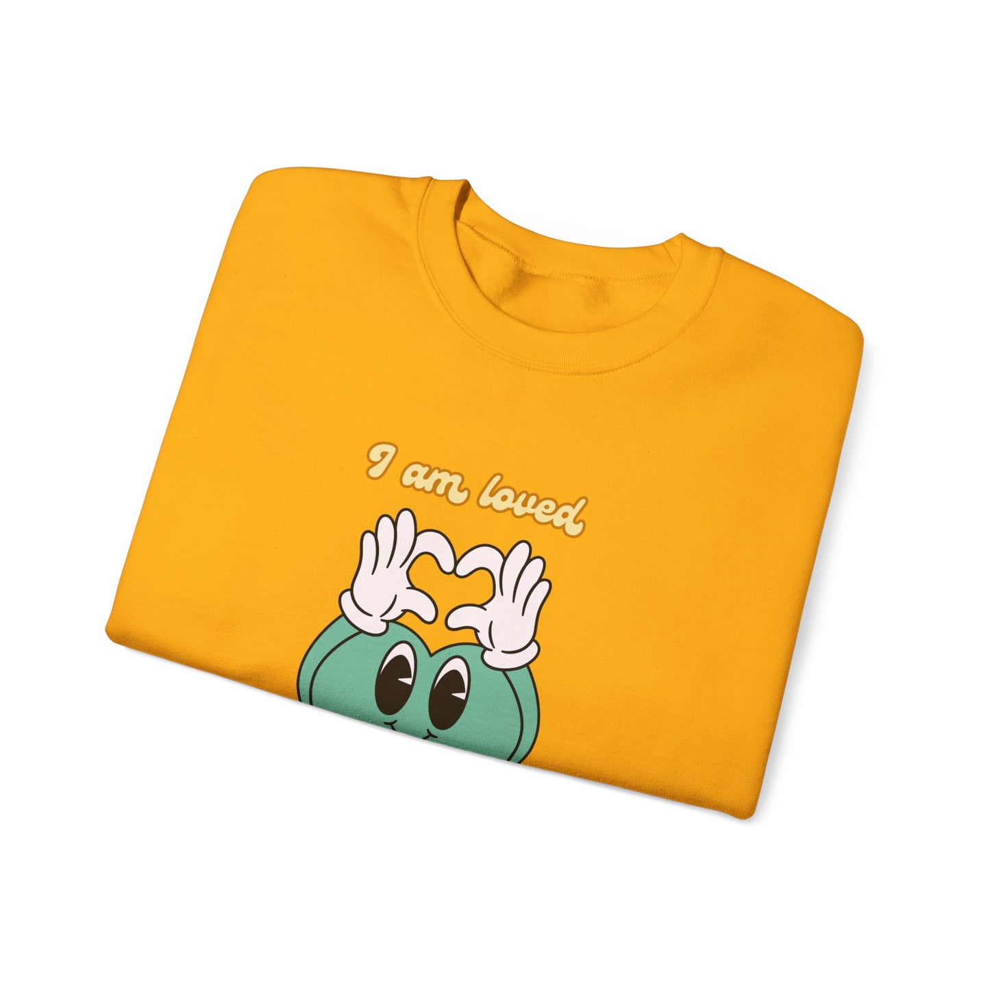 I am Loved, Unisex Heavy Blend™ Crewneck Sweatshirt