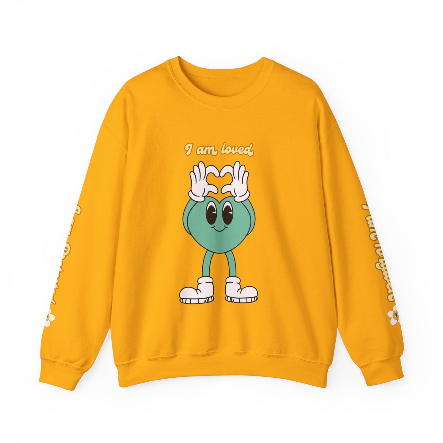 I am Loved, Unisex Heavy Blend™ Crewneck Sweatshirt