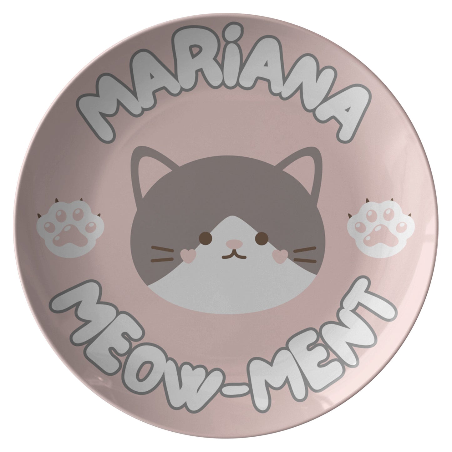 Mariana Personalized Cat Plate