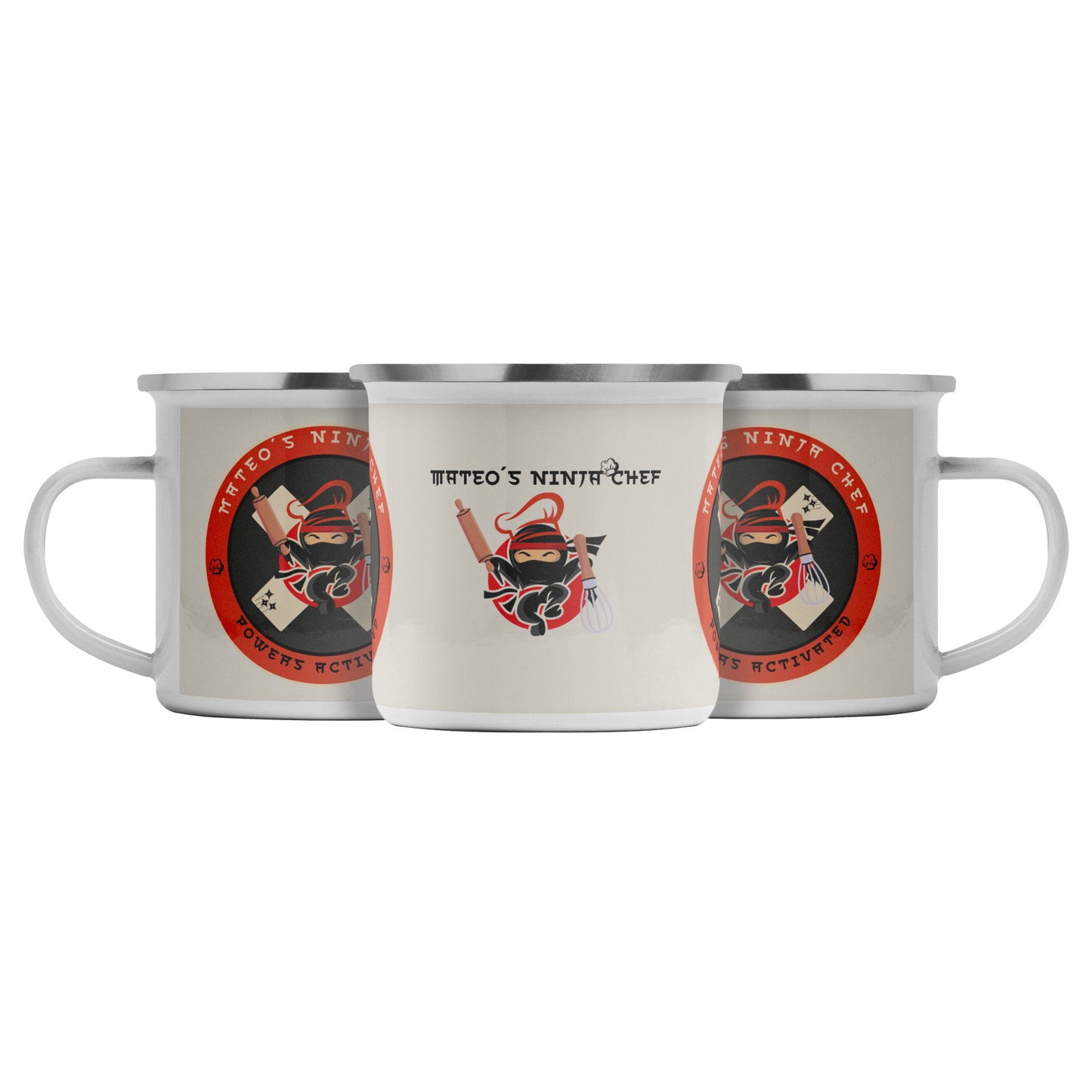 Mateo Ninja, Personalized Camping Mug