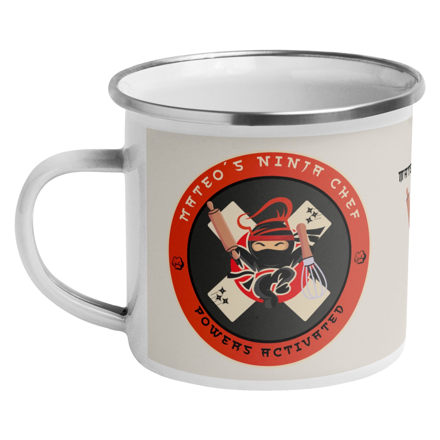 Mateo Ninja, Personalized Camping Mug