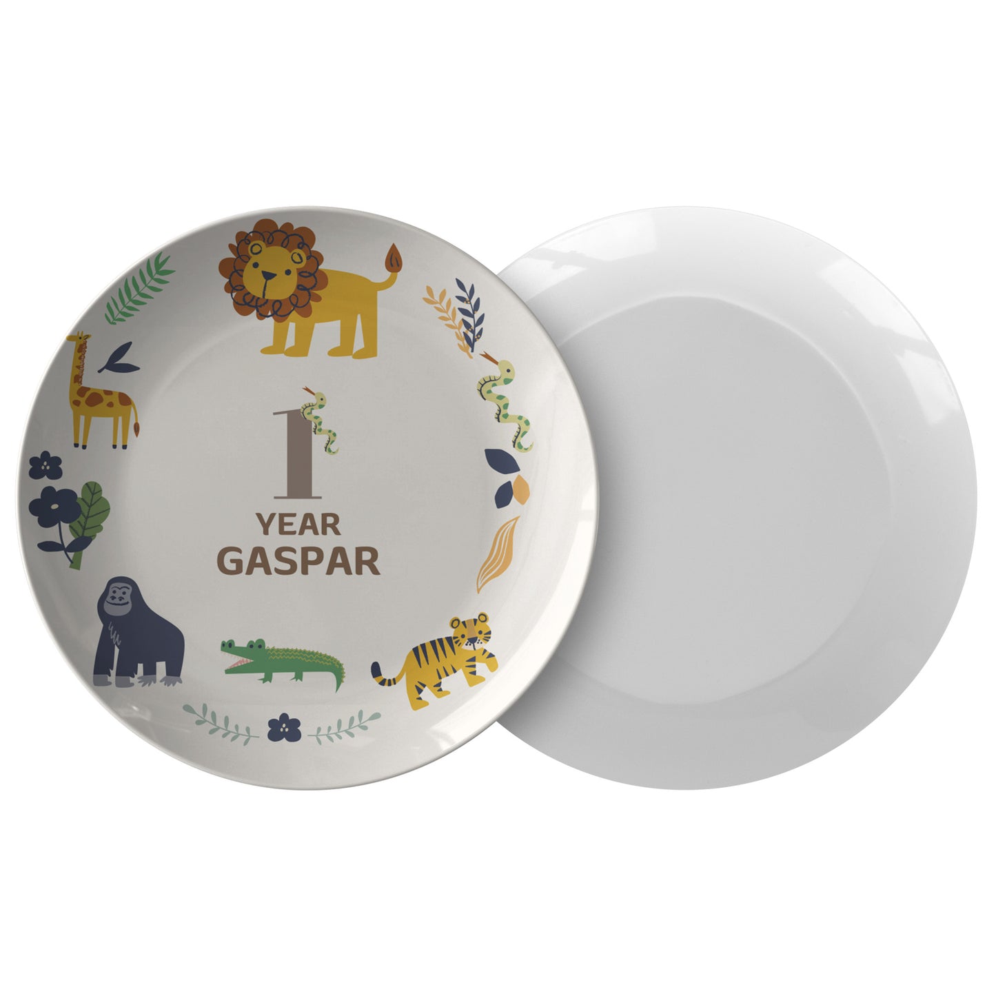 No One Personalized Birthday plate