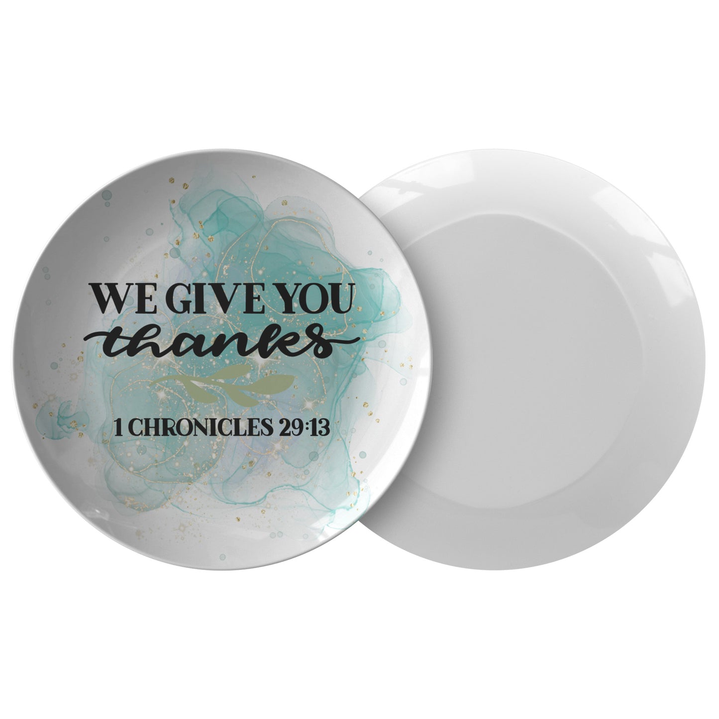 We Give You Thanks Personalized Plate