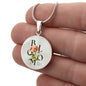Bloom Christian necklace gift for Mom, daughter, wife, Grandma