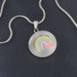 Somewhere over the Rainbow-angels Fly - Gift Necklace For Mom, Wife, daughter, Girlfriend, Grandma