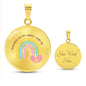 Somewhere over the Rainbow-angels Fly - Gift Necklace For Mom, Wife, daughter, Girlfriend, Grandma