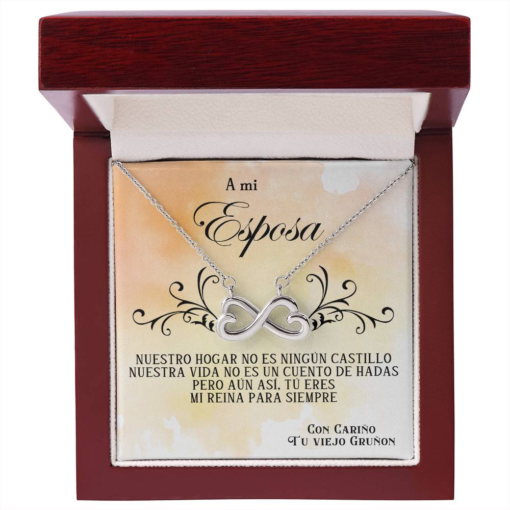 Collar para esposa | Amor infinito | Regalo de aniversario