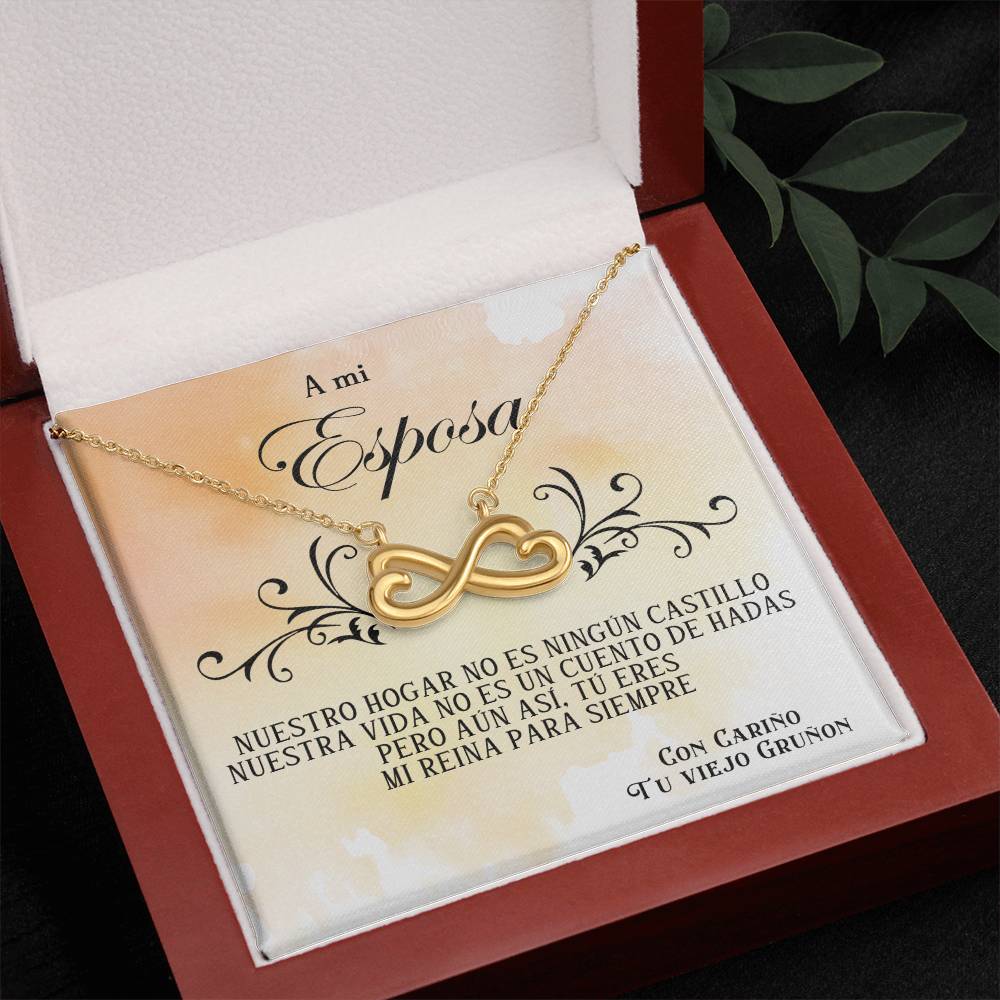Collar para esposa | Amor infinito | Regalo de aniversario