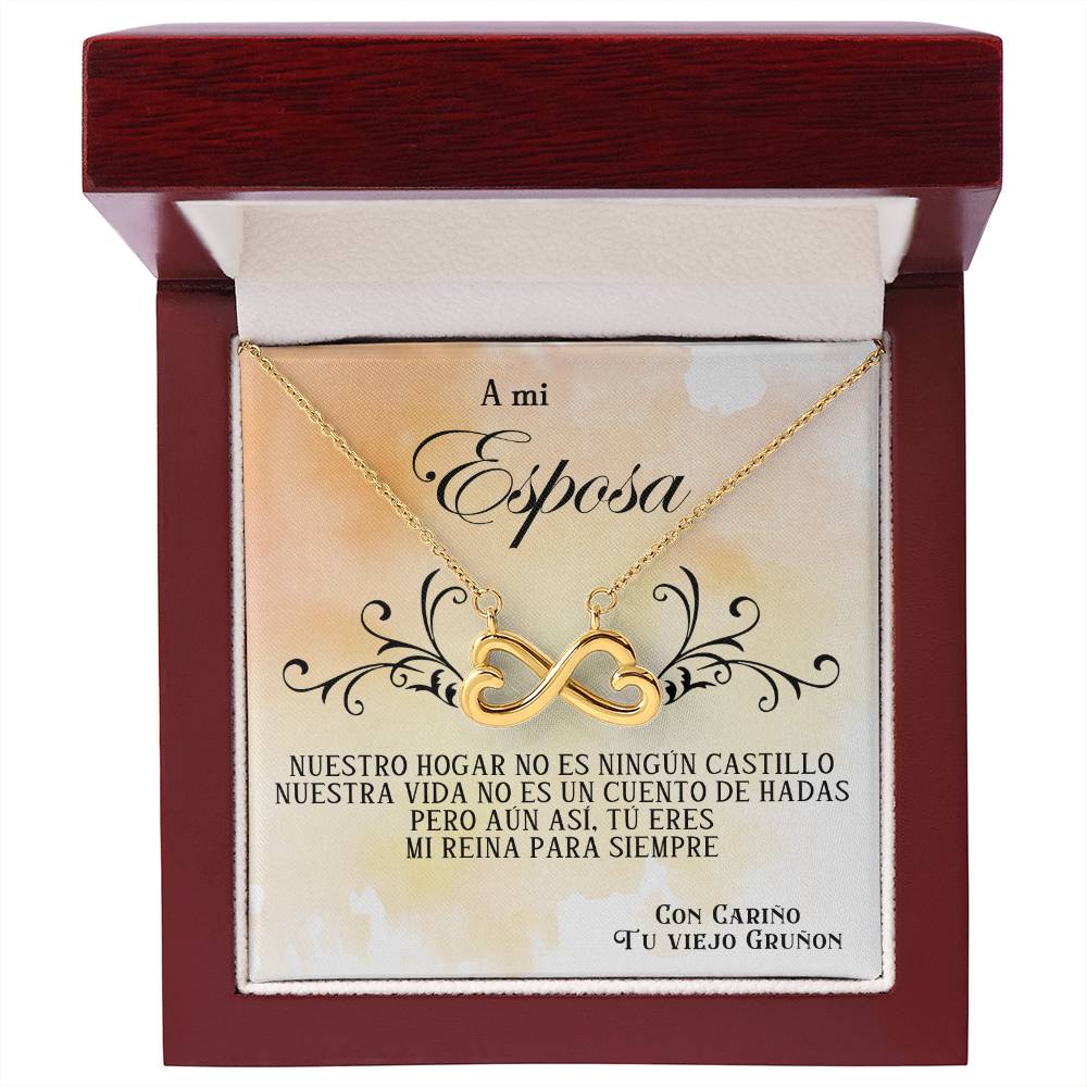 Collar para esposa | Amor infinito | Regalo de aniversario