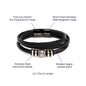 To My Husband Men's Bracelet