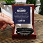 To My Husband Men's Bracelet