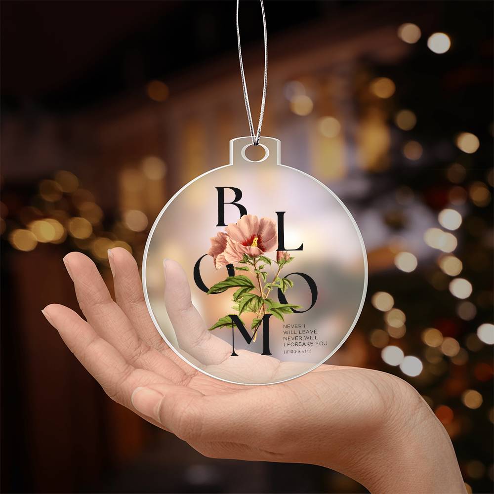 Bloom Christian Christmas Ornament