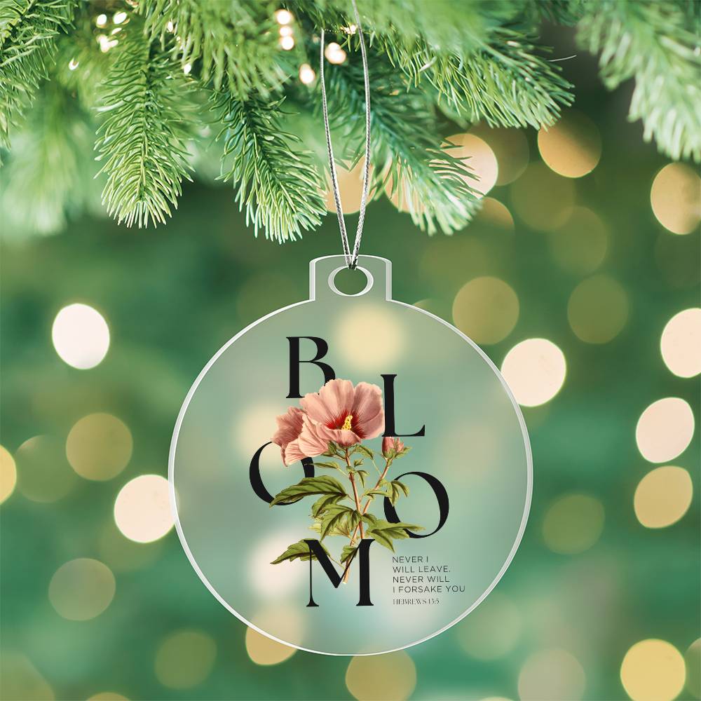 Bloom Christian Christmas Ornament