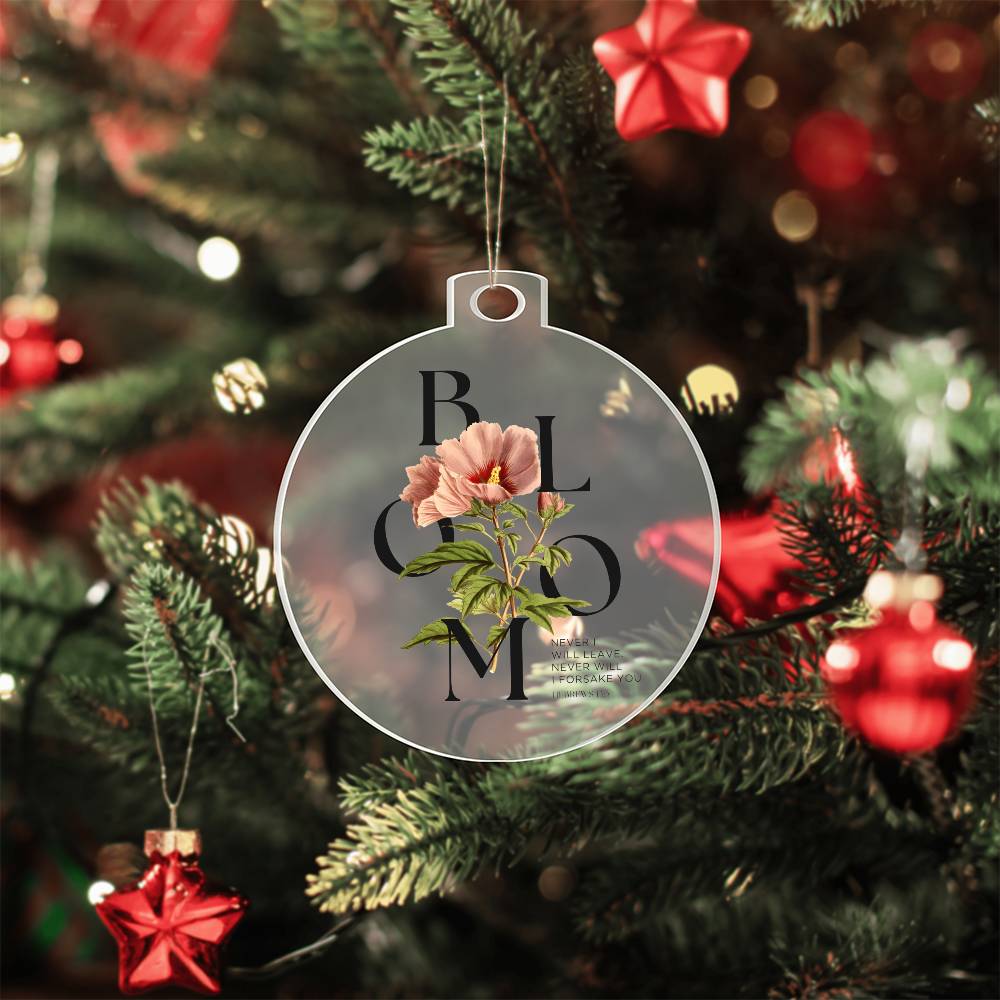 Bloom Christian Christmas Ornament