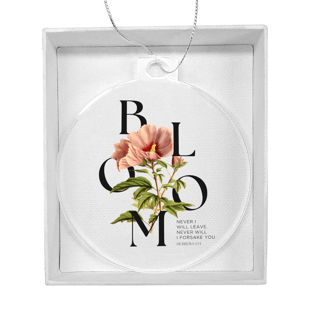 Bloom Christian Christmas Ornament