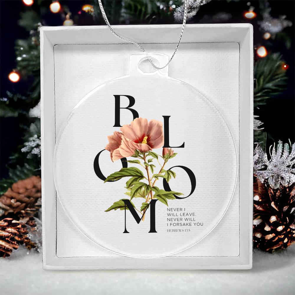 Bloom Christian Christmas Ornament