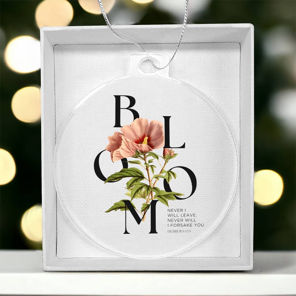 Bloom Christian Christmas Ornament