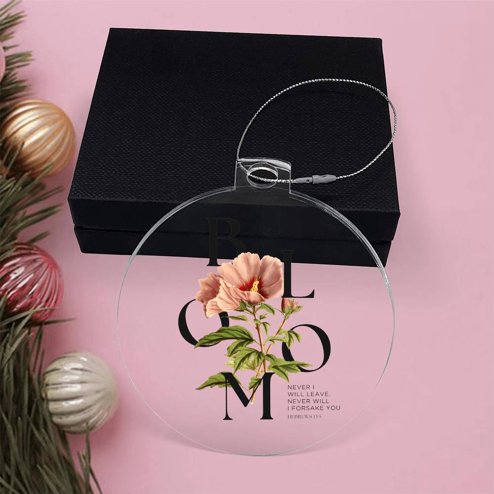 Bloom Christian Christmas Ornament