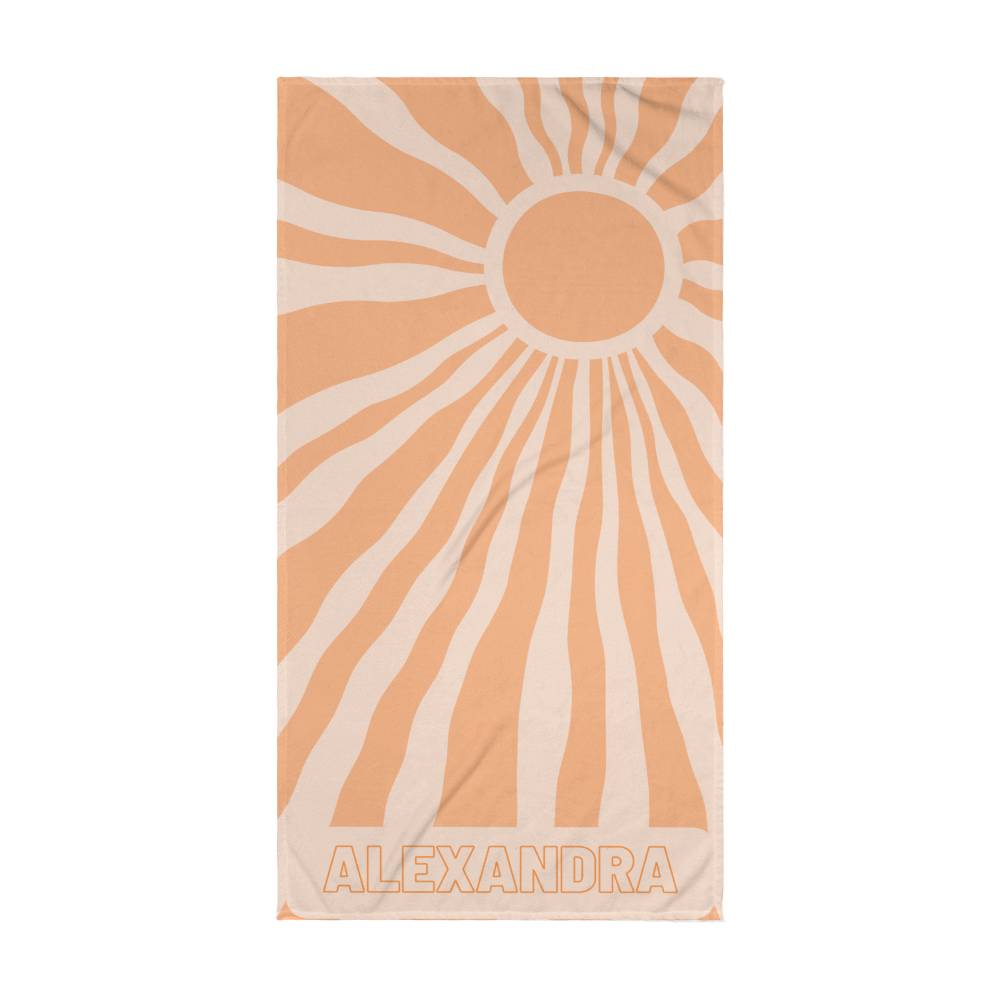 Personalize Beach Towel
