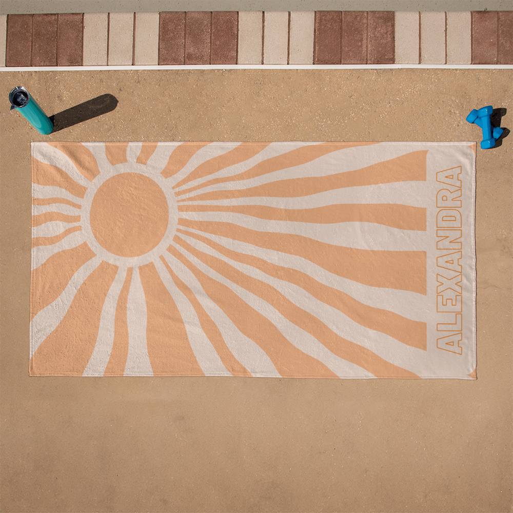 Personalize Beach Towel