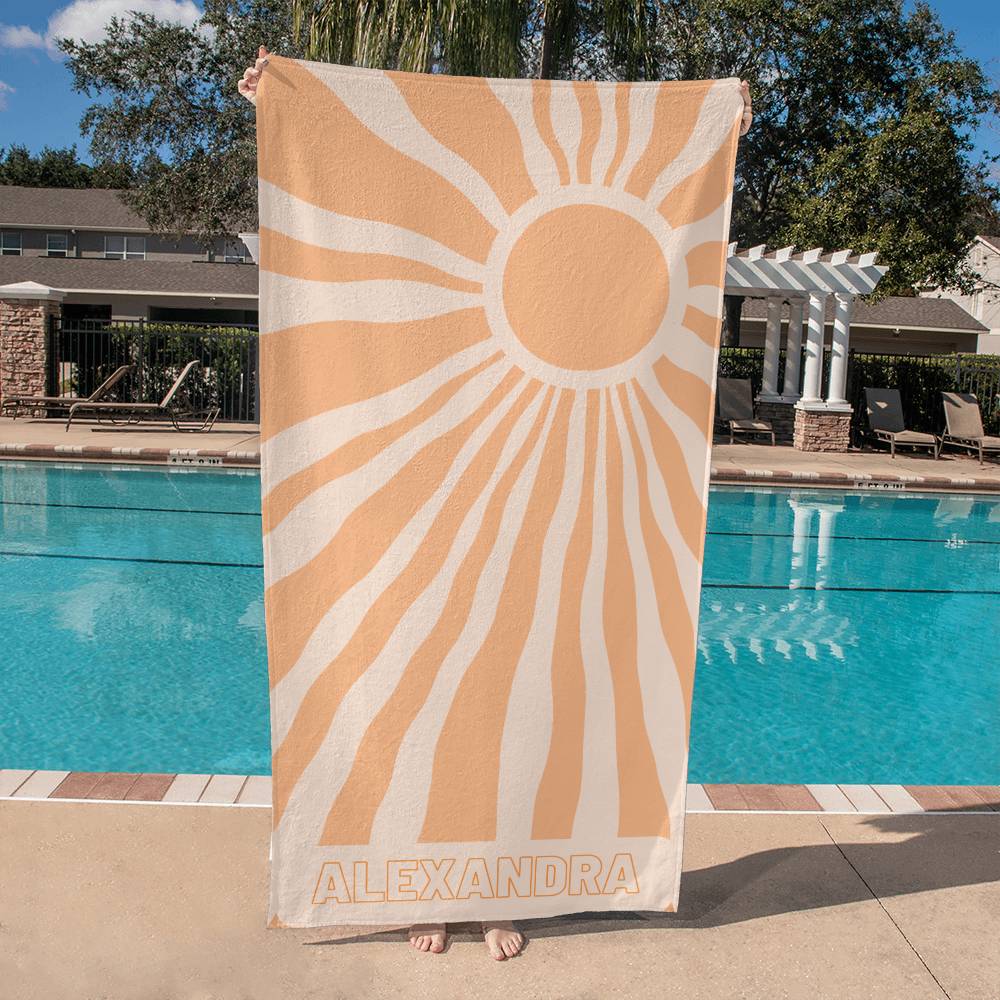 Personalize Beach Towel
