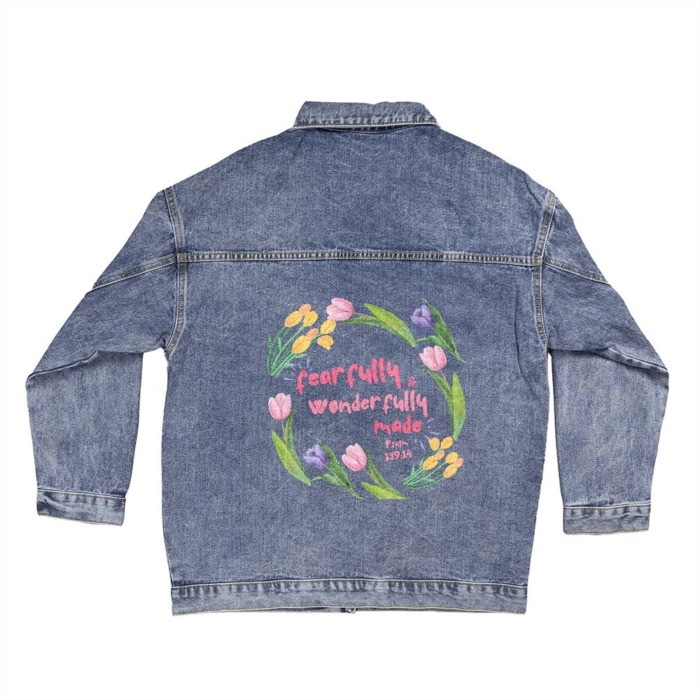 Oversized Women's blissful Denim Jacket