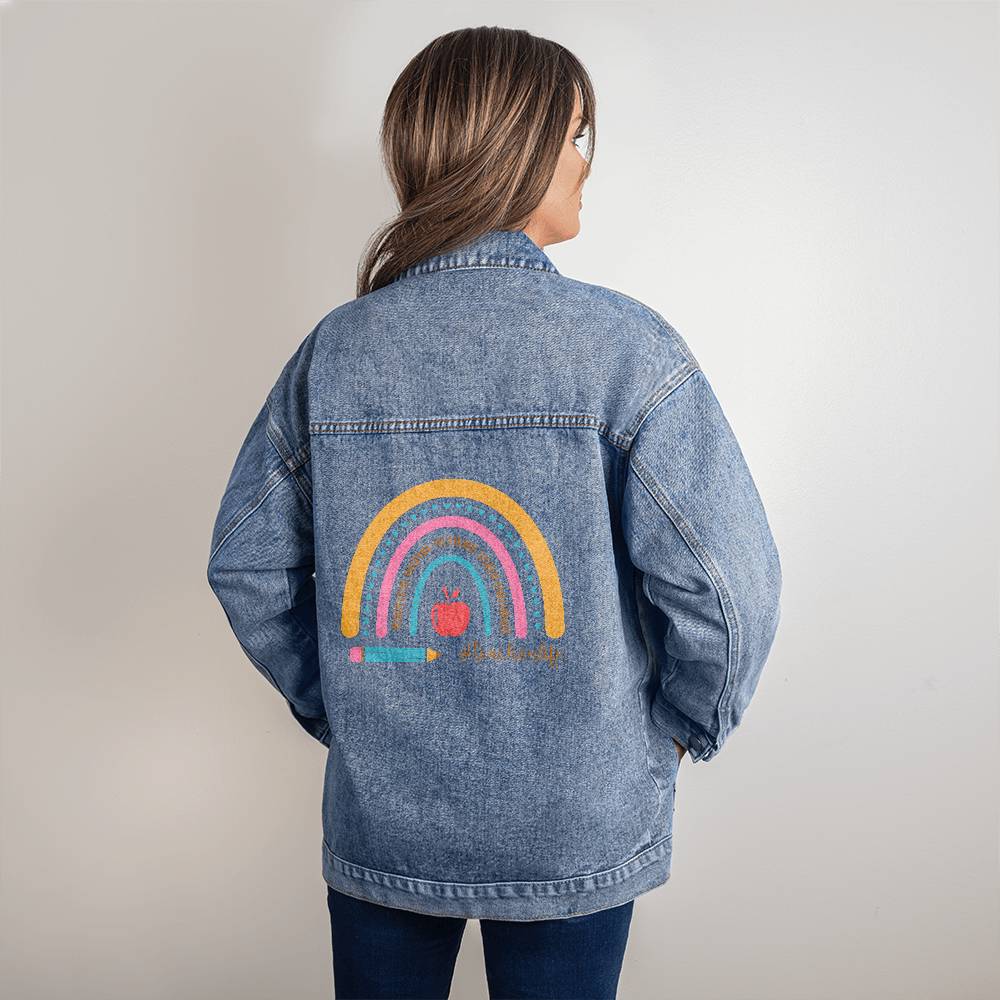 #Teacher life Denim Jacket