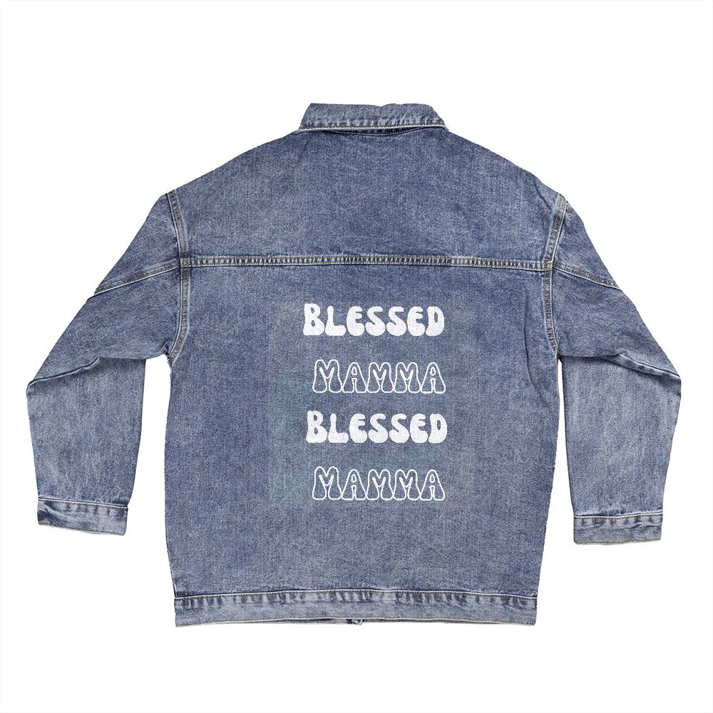 Blessed Mamma Denim Jacket