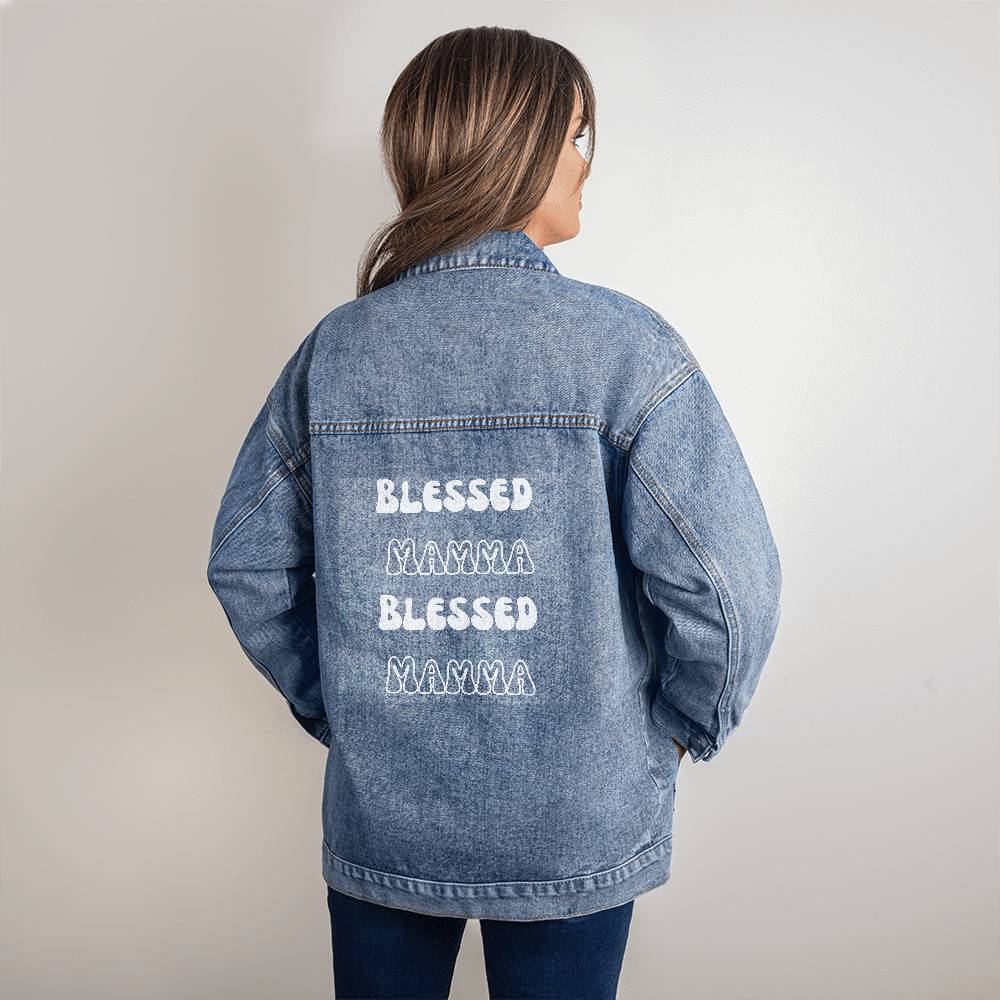 Blessed Mamma Denim Jacket