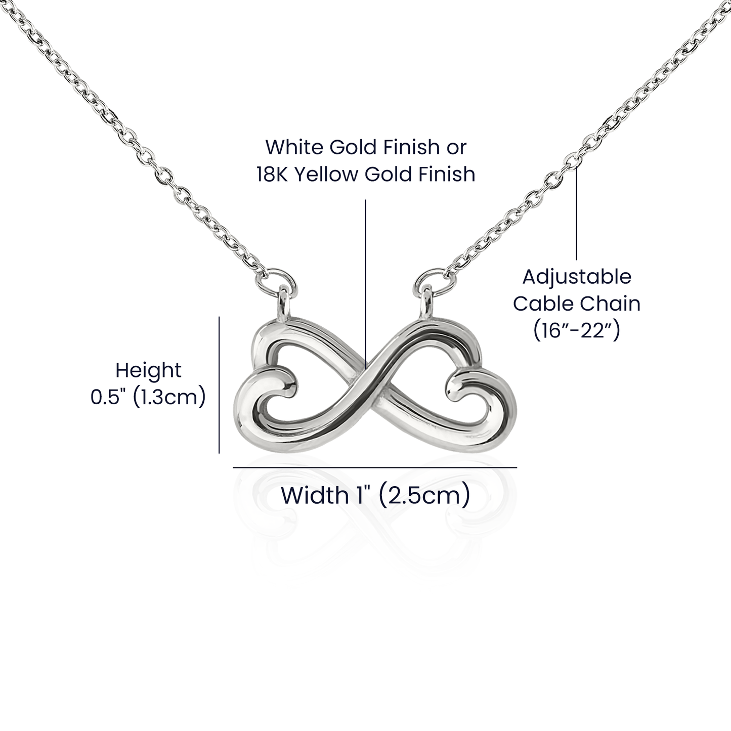 Collar para esposa | Amor infinito | Regalo de aniversario