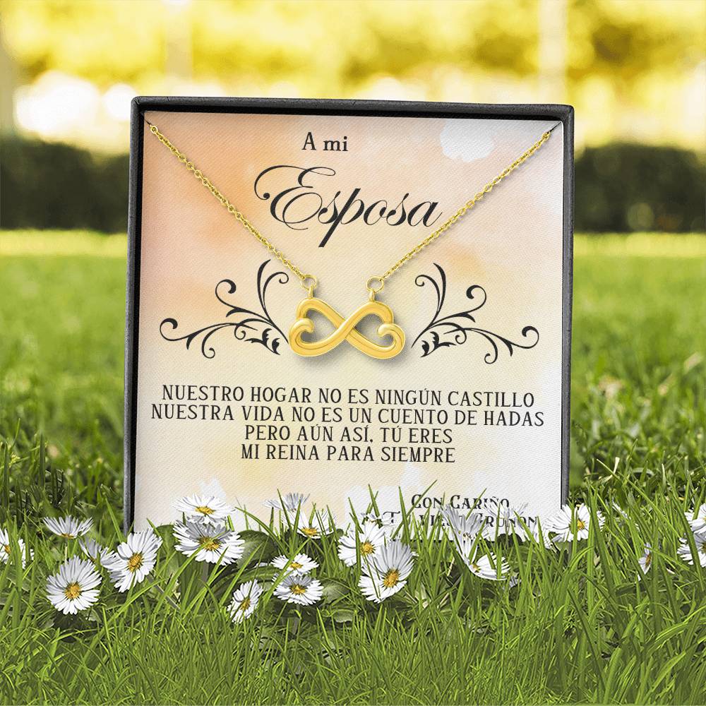 Collar para esposa | Amor infinito | Regalo de aniversario